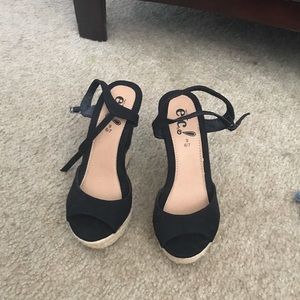 Espadrilles wedges sandals size 6 - 7
